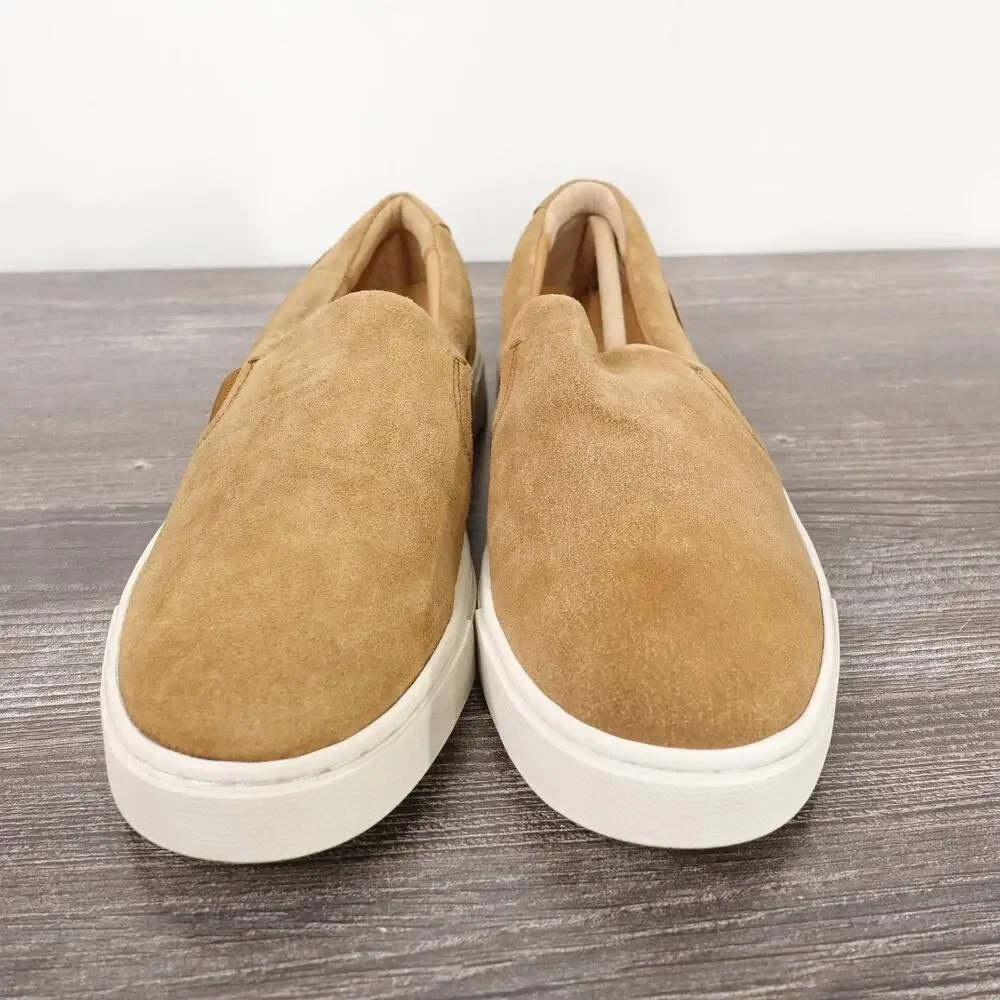 Frye Shoes‎ Womens Size 6 Brown Ivy Slip On Swan Suede Flats Casual Toffee